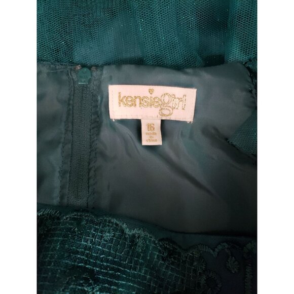 NWT Kensie Girl Teal Green Midi Dress - Size 16 - Picture 6 of 6